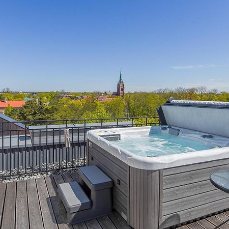 Sea View Penthouse Terrace Palanga Old Town Apartment Ngoại thất bức ảnh
