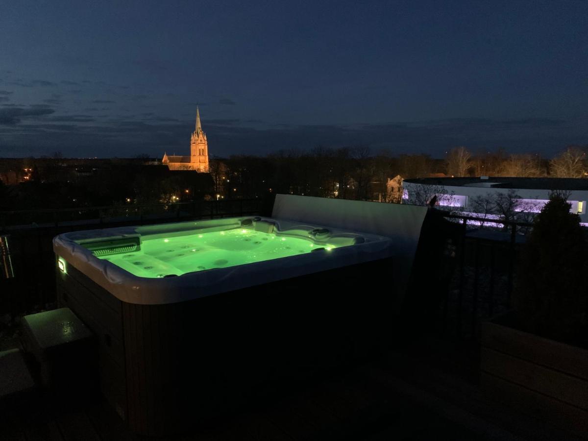 Sea View Penthouse Terrace Palanga Old Town Apartment Ngoại thất bức ảnh