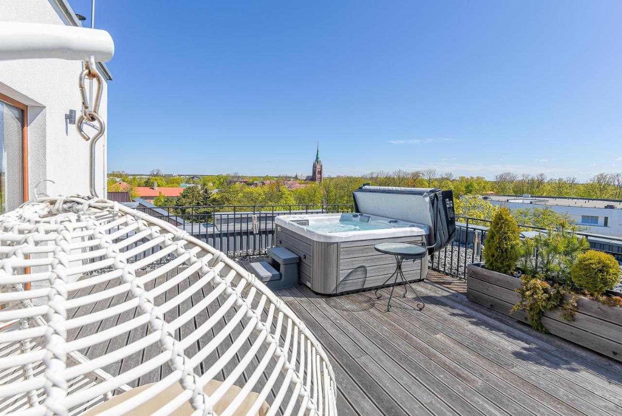 Sea View Penthouse Terrace Palanga Old Town Apartment Ngoại thất bức ảnh