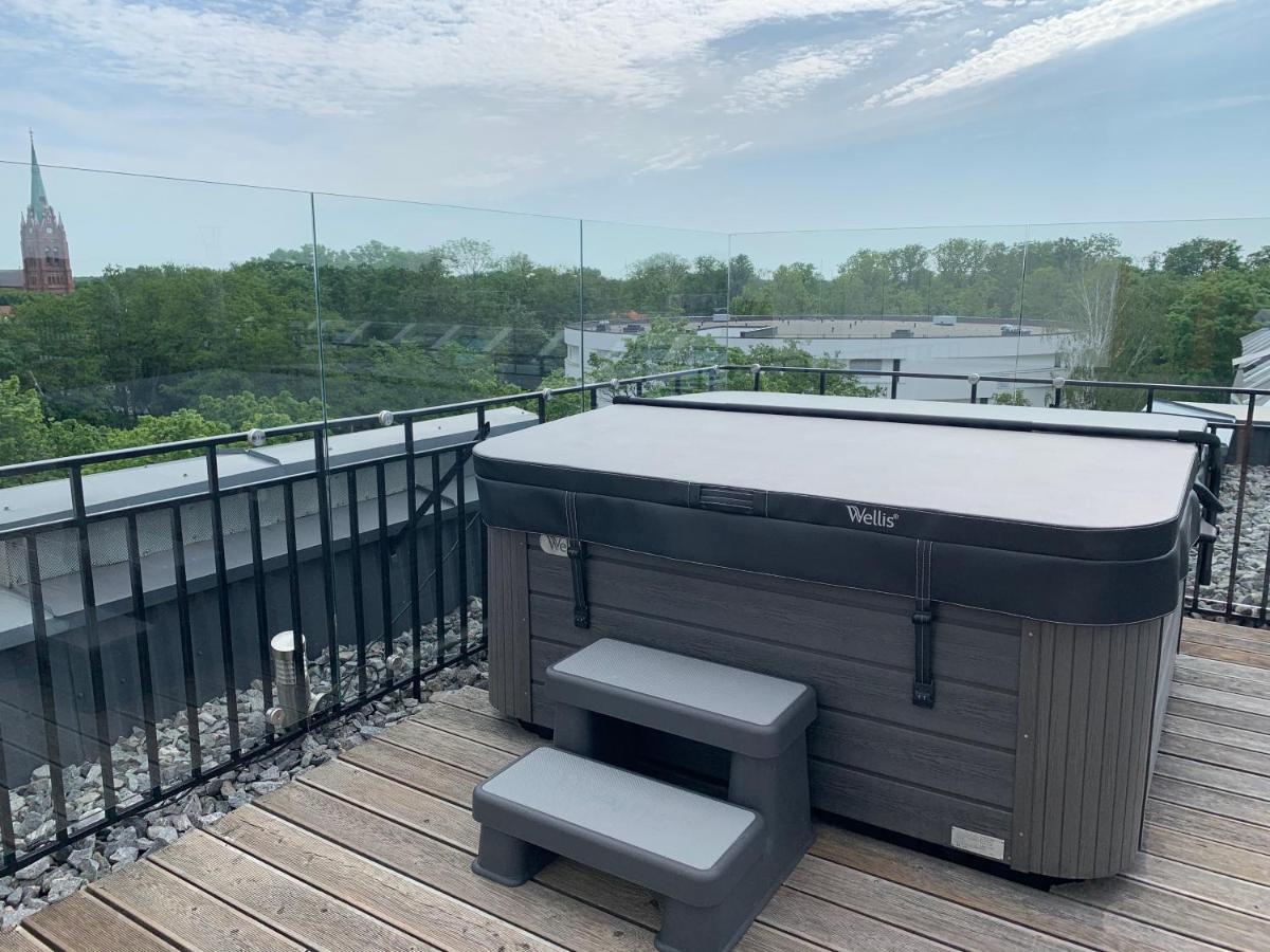 Sea View Penthouse Terrace Palanga Old Town Apartment Ngoại thất bức ảnh