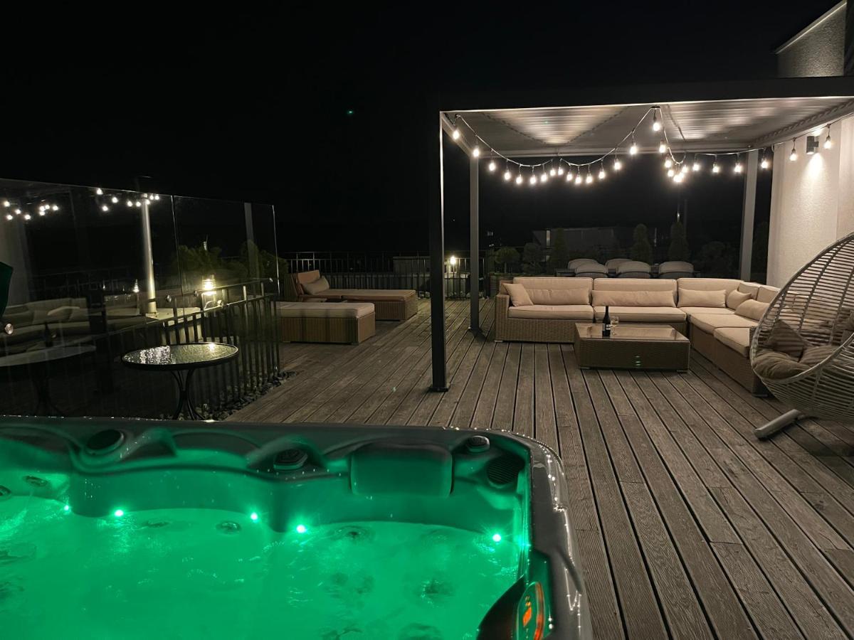 Sea View Penthouse Terrace Palanga Old Town Apartment Ngoại thất bức ảnh