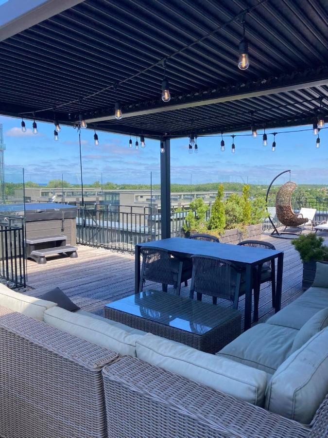 Sea View Penthouse Terrace Palanga Old Town Apartment Ngoại thất bức ảnh