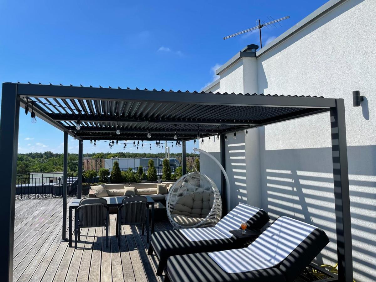Sea View Penthouse Terrace Palanga Old Town Apartment Ngoại thất bức ảnh