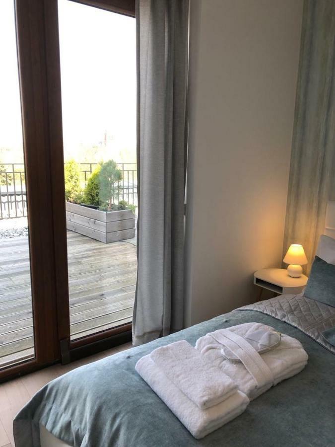 Sea View Penthouse Terrace Palanga Old Town Apartment Ngoại thất bức ảnh