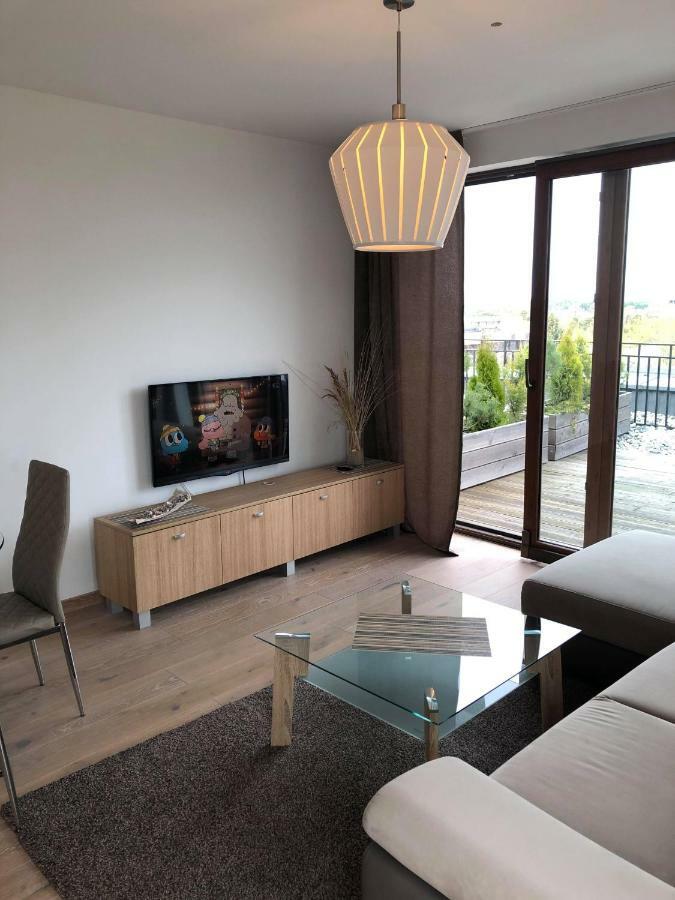 Sea View Penthouse Terrace Palanga Old Town Apartment Ngoại thất bức ảnh
