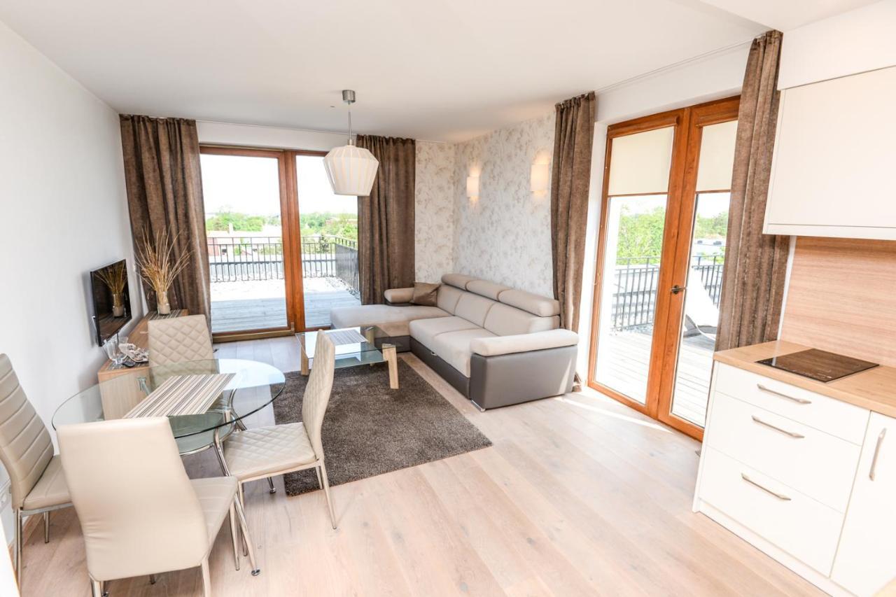 Sea View Penthouse Terrace Palanga Old Town Apartment Ngoại thất bức ảnh