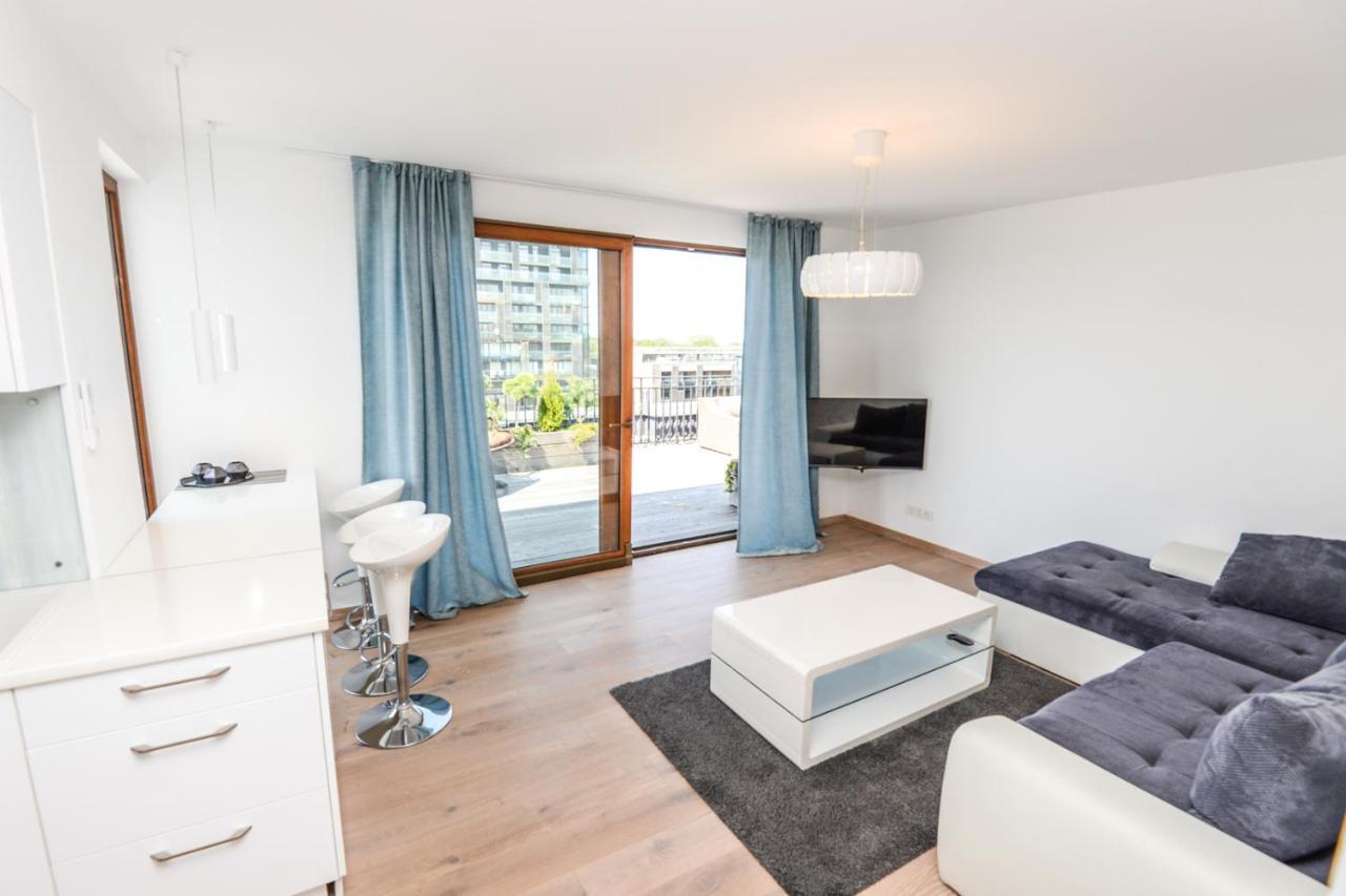 Sea View Penthouse Terrace Palanga Old Town Apartment Ngoại thất bức ảnh
