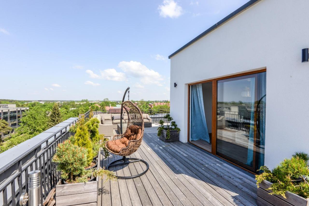 Sea View Penthouse Terrace Palanga Old Town Apartment Ngoại thất bức ảnh