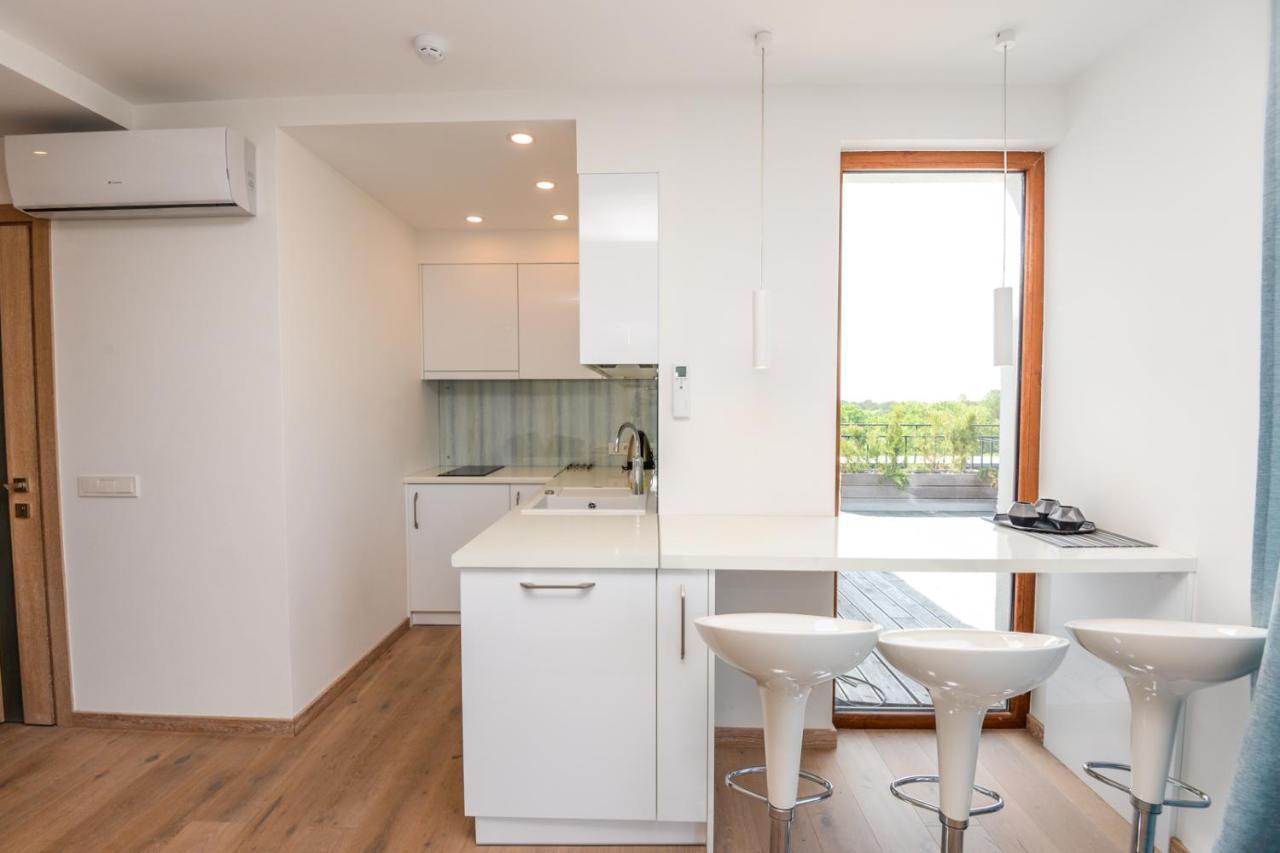 Sea View Penthouse Terrace Palanga Old Town Apartment Ngoại thất bức ảnh